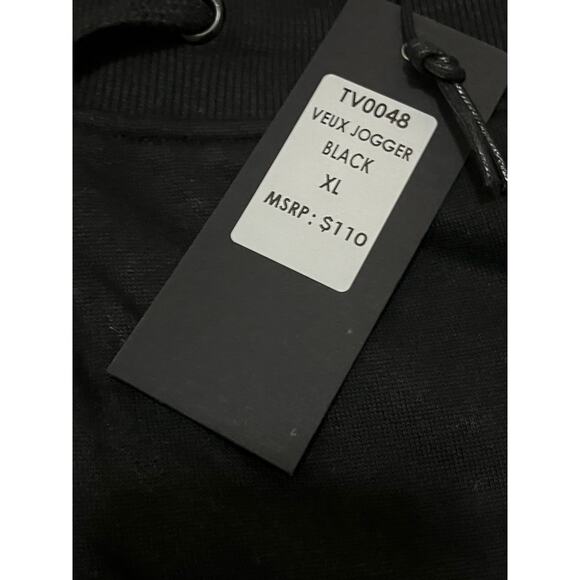 Si Tu Veux Superstack Men’s Black Sweatpants Size XL - Picture 3 of 5